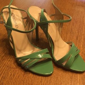 Green sandals